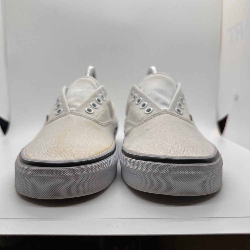 Vans Era Canvas Sneakers Off White Gum Sole Skate Shoes Casual Beach 8.5M 10W - Picture 4 of 9